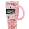 PINK LEOPARD PARACORD TUMBLER