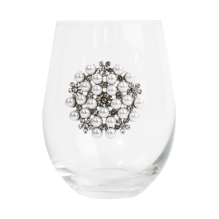 SILVER BROACH DOUBLE WALL GLASS SET - Wild Eye Designs