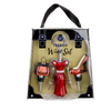 RED AND GOLD GLITTER WINE FASHION SET