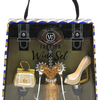 GOLD & SILVER GLITTER WINE FASHION SET