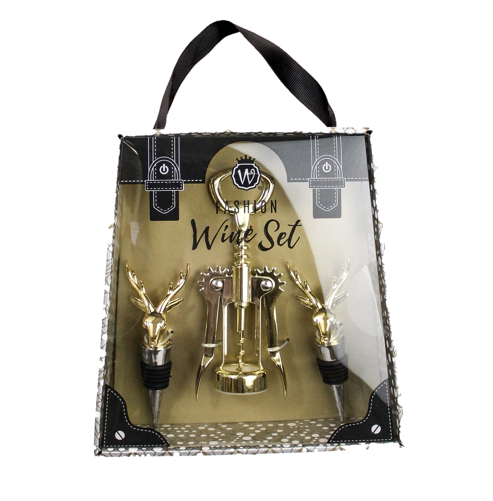 GOLD DEER WINE FASHION SET