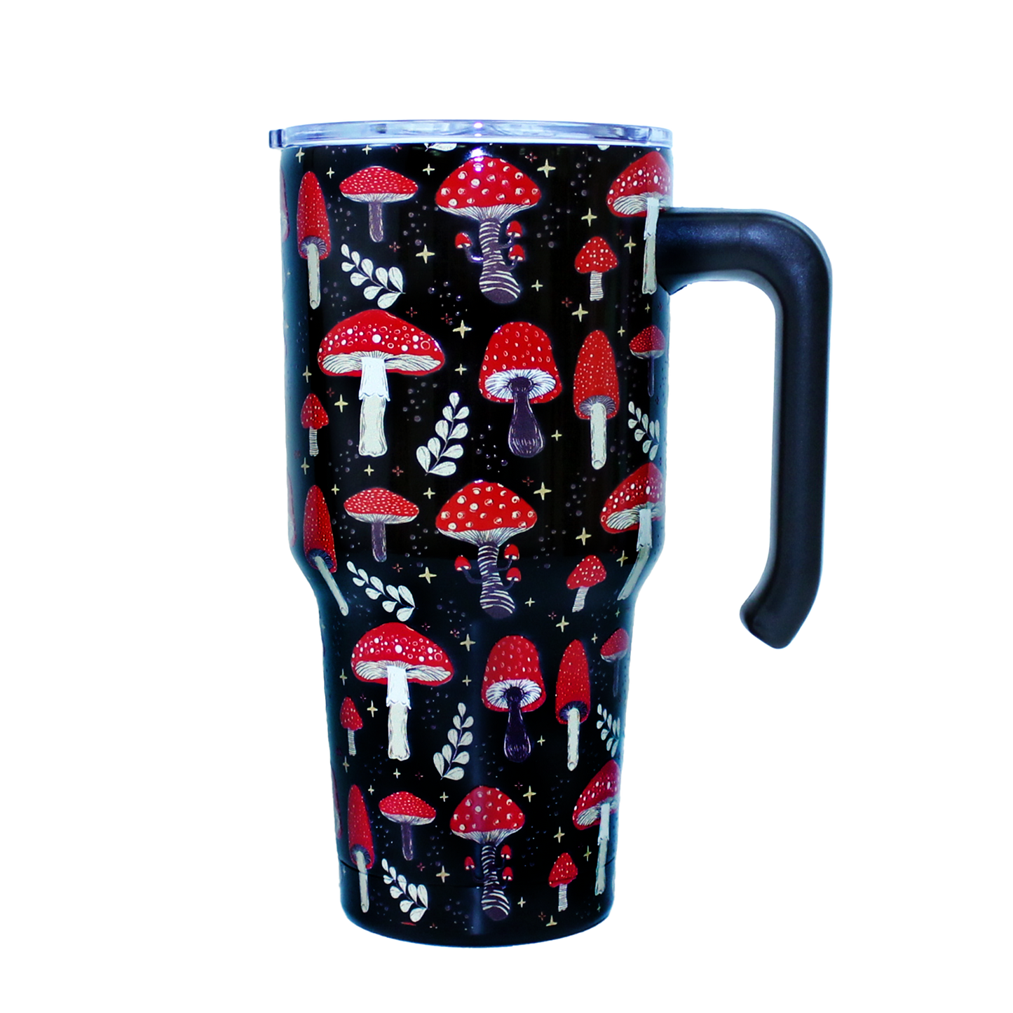 BLACK MUSHROOM TUMBLER