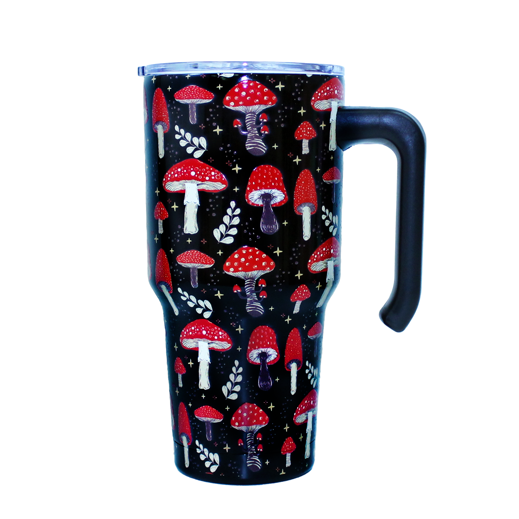BLACK MUSHROOM TUMBLER