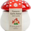 FIGURAL MUSHROOM CERAMIC GARLIC BAKER