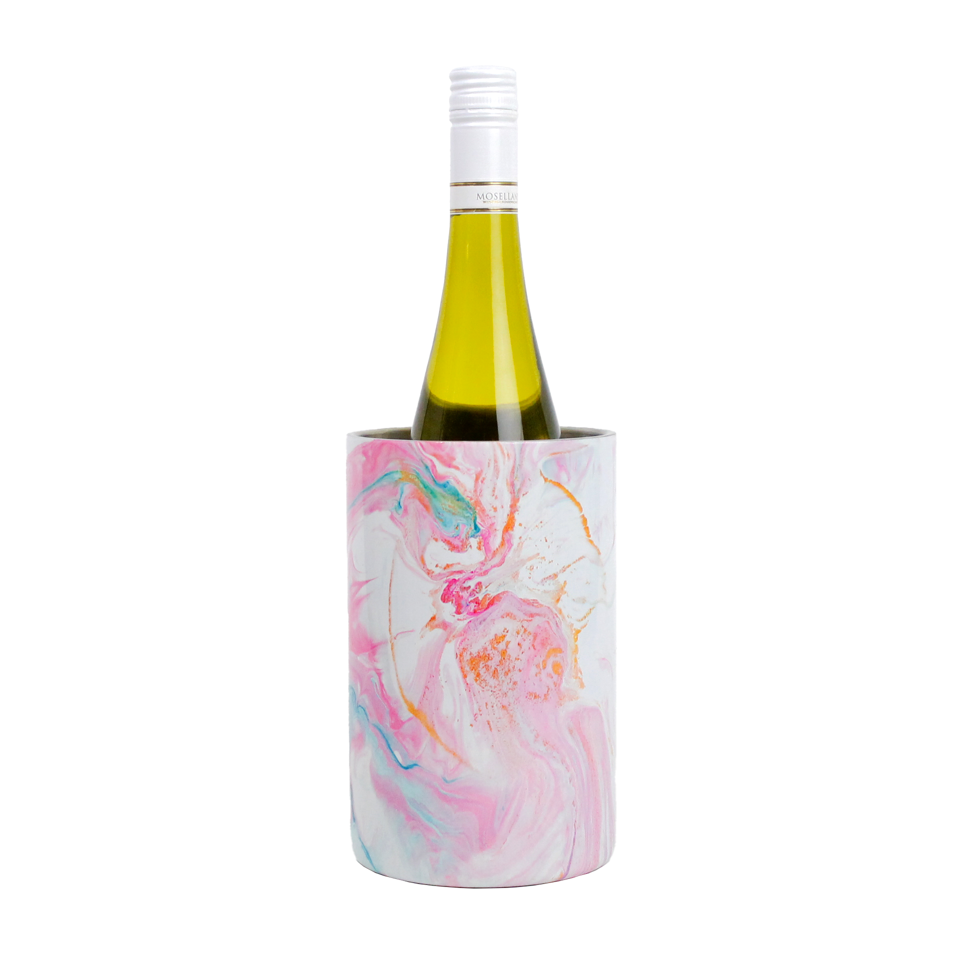 PINK MARBLE WINE CHILLER - Wild Eye Designs