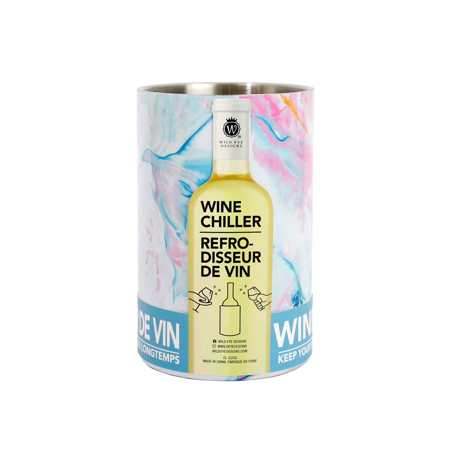 PINK MARBLE WINE CHILLER